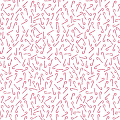 Multiple Christmas candy canes on a white isolated background white / red Christmas candies. candy pattern, pattern, greeting card, wallpaper, wrapping paper