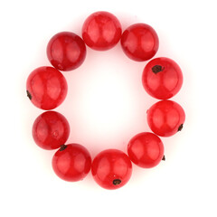 Alphabet of red berries