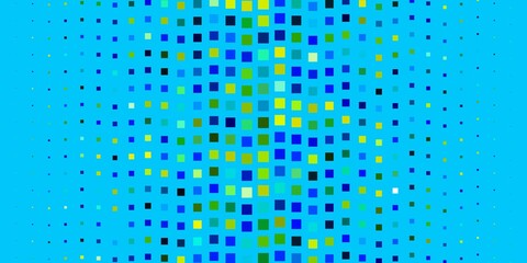 Dark Blue, Green vector texture in rectangular style. Illustration with a set of gradient rectangles. Pattern for busines booklets, leaflets