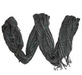 Handkerchief letters isolated on a white background