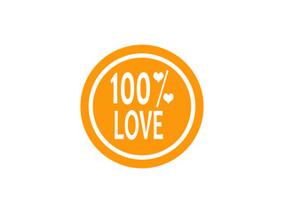 100 percent love 