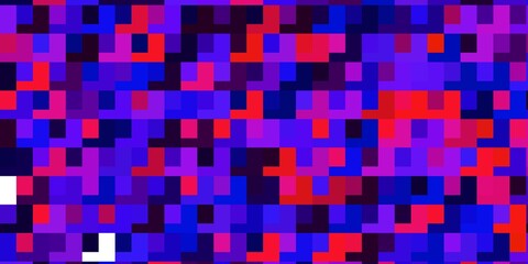 Light Blue, Red vector background with rectangles. Illustration with a set of gradient rectangles. Best design for your ad, poster, banner.