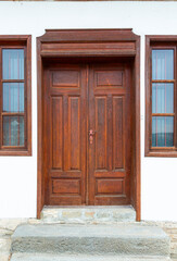 vintage wooden door