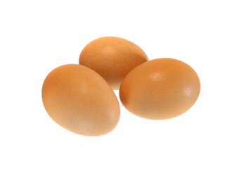 chicken egg isolated on white background