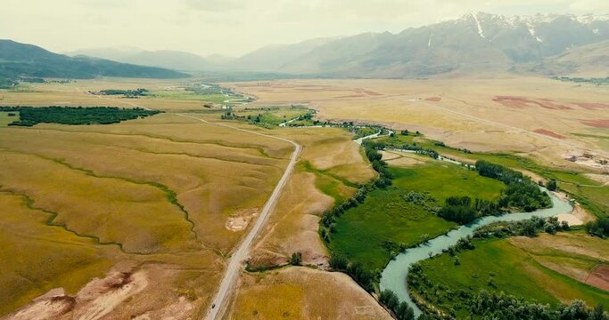 A landscape video 4k from Ovacik district in Tunceli, Turkey