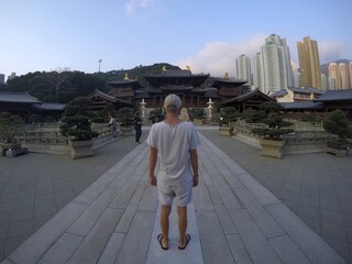 Hong Kong outstanding cityscape. Landscape with beautiful architecture