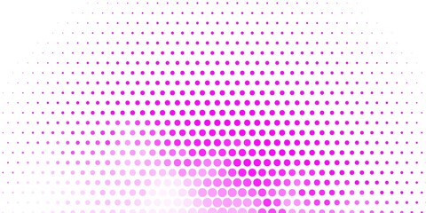 Light Purple, Pink vector texture with disks. Abstract colorful disks on simple gradient background. New template for a brand book.