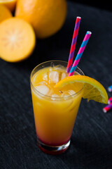 Tequila sunrise coctail.