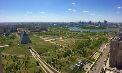 Kazakhstan, capital city Astana, Nur-Sultan.