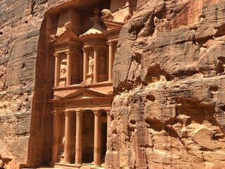 Jordan, Petra, Nabatean ancient city. UNESCO World heritage.