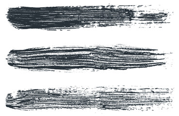 Vector grunge brush strokes