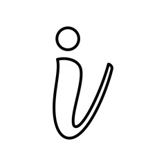 Information line icon