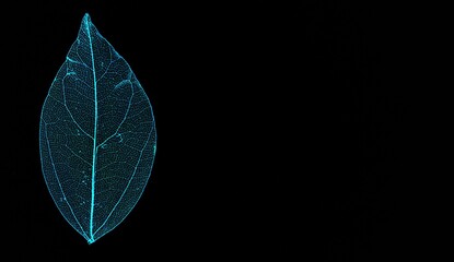 Beautiful colored transparent leaf skeletons 