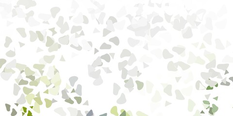 Obraz premium Light gray vector backdrop with chaotic shapes.