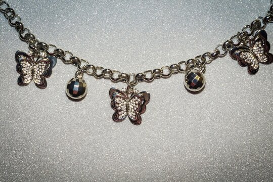 Bracelet With Silver Charms