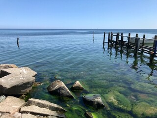 fishing boat on the lake