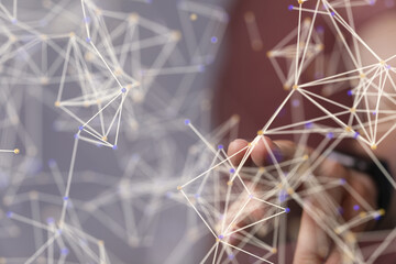 organization network team concept networking.