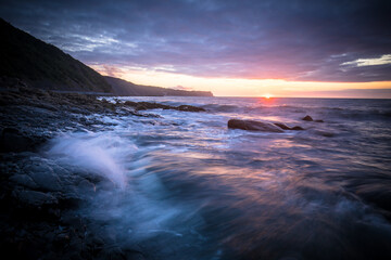 Bucks Mills Sunset in North Devon