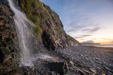 Bucks Mills Sunset in North Devon