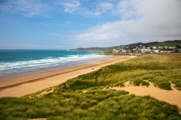 Woolacombe beach in North Devon, UK