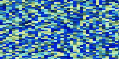 Light Blue, Green vector background with rectangles. Colorful illustration with gradient rectangles and squares. Template for cellphones.