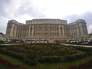 Naklejka premium Romania, Beautiful Architecture. Bucharest city