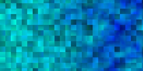 Light BLUE vector template with rectangles.