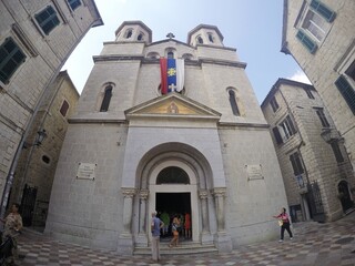 Montenegro. Beautiful mountain city Kotor