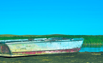 old fishing boat