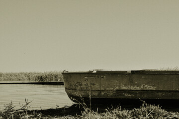 boat on the river