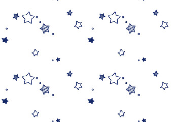 手描き星柄シームレス