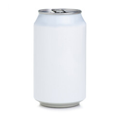 Jar can of beer on white background isolation