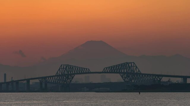 ゲートブリッジ富士山