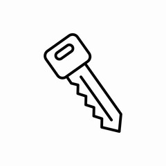 Outline key icon.Key vector illustration. Symbol for web and mobile
