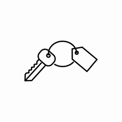 Outline key icon.Key vector illustration. Symbol for web and mobile