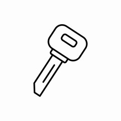 Outline key icon.Key vector illustration. Symbol for web and mobile