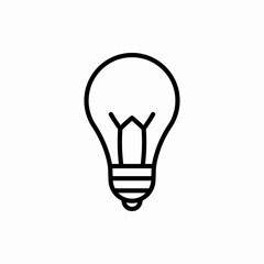 Outline lamp icon.Lamp vector illustration. Symbol for web and mobile
