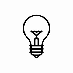 Outline lamp icon.Lamp vector illustration. Symbol for web and mobile