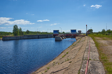 Fototapeta premium Gateway White Sea-Baltic Canal. Russia