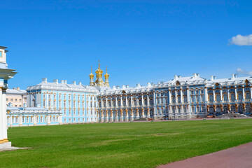 Fototapeta na wymiar Catherine Palace in Pushkin, Russia