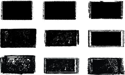 Grunge post Stamps Collection, Circles. Banners, Insignias , Logos, Icons, Labels and Badges Set . vector distress textures.blank shapes.