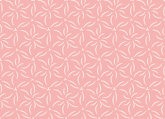 Geometric hexagon pattern, seamless vector background