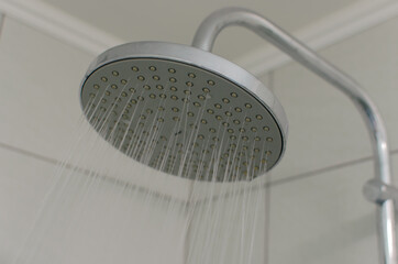 shower head in bathroom