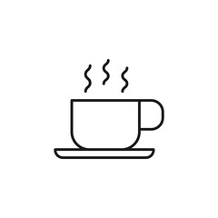 Hot drink icon. Vector Illustration