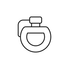Whiskey bottle icon. Alcohol drink symbol modern, simple, vector, icon for website design, mobile app, ui. Vector Illustration