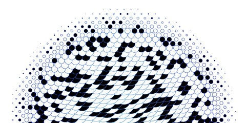 Light BLUE vector template with circles. Illustration with set of shining colorful abstract spheres. Pattern for wallpapers, curtains.