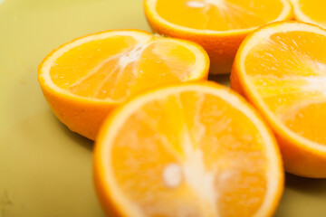 Naklejka na ściany i meble oranges fruits