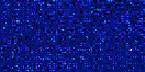 Dark Pink, Blue vector template with circles. Glitter abstract illustration with colorful drops. Design for posters, banners.