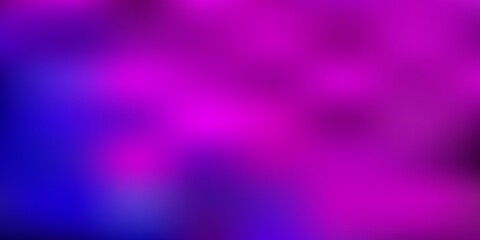 Light pink, blue vector blurred template.