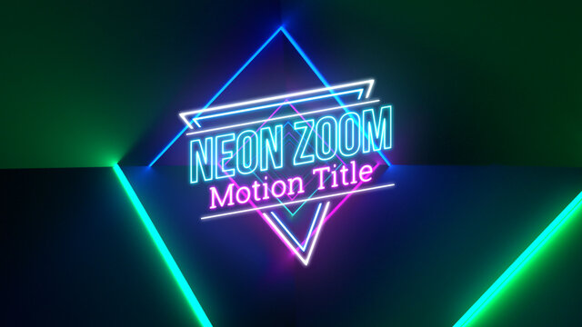 Neon Zoom Title